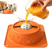 PYNOOV gamelle orange vue de face montrant la forme ludique et stable