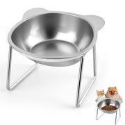 Qeoval bol inox vue de face montrant stabilité et inclinaison
