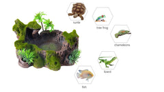 QIRMIZI gros plan plantes artificielles ajoutant camouflage esthétique