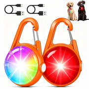 QIZIYARDALL lampe collier face offrant meilleure visibilité en balade
