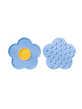 QWINEE tapis fleur face avant montrant forme et design pour ralentir la prise alimentaire
