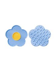 QWINEE tapis fleur face avant montrant forme et design pour ralentir la prise alimentaire