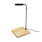 QWLWBU vue avant de la lampe LED posée sur aquarium, éclairage naturel