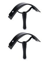 QWORK racleur face avant montrant design ergonomique pour pansage rapide
