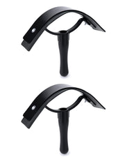 QWORK racleur face avant montrant design ergonomique pour pansage rapide