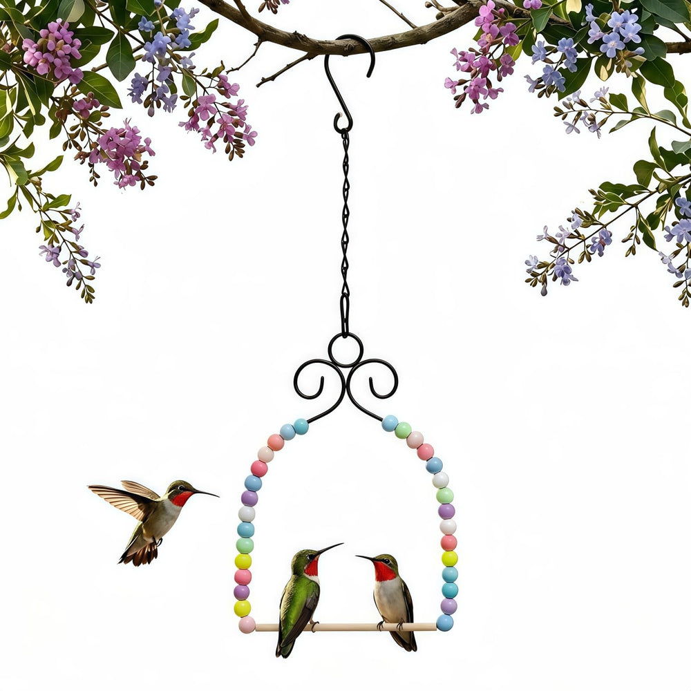 Qwspondence balancelle colibri vue avant, design durable pour jardin