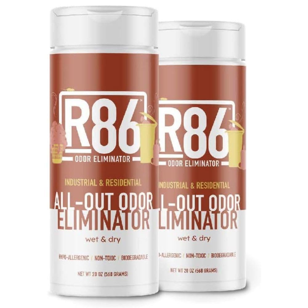 R86 emballage avant montrant granulés et usage polyvalent