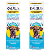 RADIUS packaging avant montrant lot de 2 et bénéfice hygiène