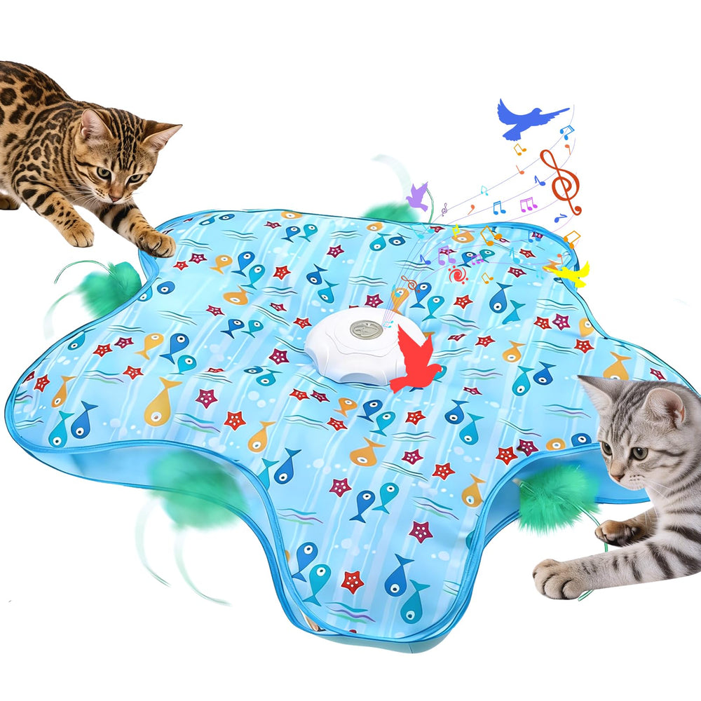 RAIN-MOOSE face avant du jouet montrant le design et le motif poissons bénéfique pour attirer