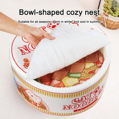 寵幸 chat blotti dans le lit illustrant effet calmant