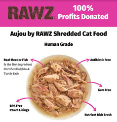 Rawz gros plan étiquette montrant déclaration nutritionnelle complète