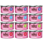 Rawz boîte devant montrant l'étiquette et la saveur, appétence visible