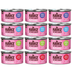 Rawz boîte devant montrant l'étiquette et la saveur, appétence visible