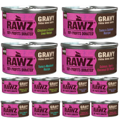 RAWZ face avant de la boîte montrant le format 85 g et l'aspect premium