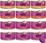 RAWZ face de la boîte montrant la marque et l'appétence