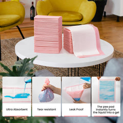Red Rabbits tapis plié détail matelassage pour absorption rapide