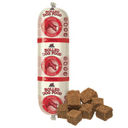 Redbarn emballage avant du rouleau bœuf montrant format 3 lb et avantages pratiques