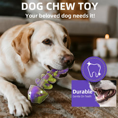 Reexsdfde chien mâchant le jouet pour occupation active