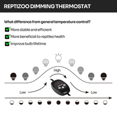 REPTI ZOO sonde de température en gros plan pour mesures rapides et fiables