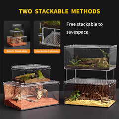 Reptile Growth focus fermeture magnétique sécurisée pour éviter évasion