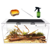 Reptile Growth terrarium face avant montrant claire visibilité et sécurité