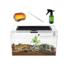 Reptile Growth terrarium face avant montrant transparence et visibilité maximale