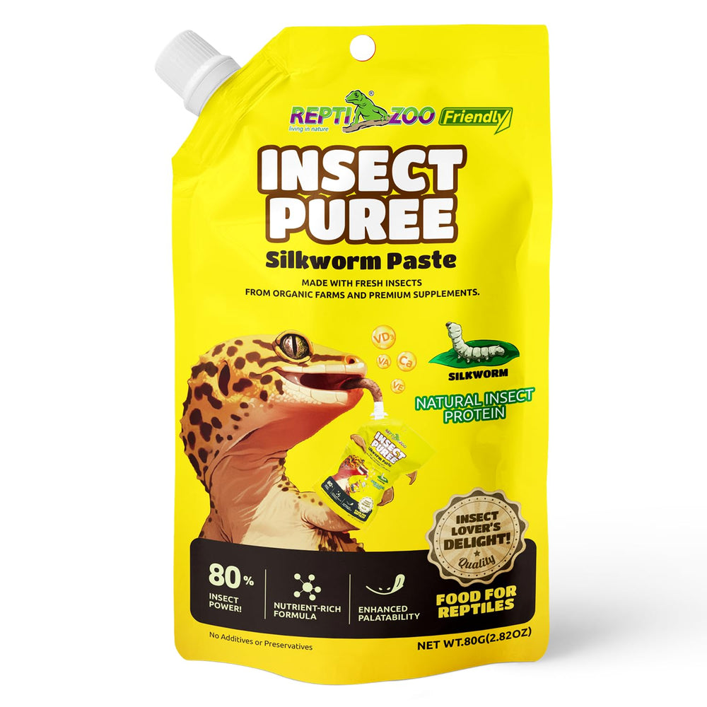 REPTIZOO FRIENDLY emballage avant montrant portion 80 g et praticité