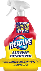 Resolve spray face avant montrant l’étiquette claire et efficacité anti-odeurs