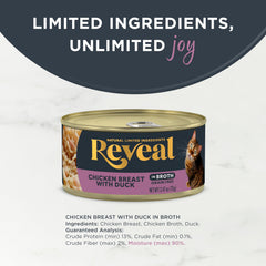 Reveal conserve ouverte révélant bouillon hydratant bénéfique