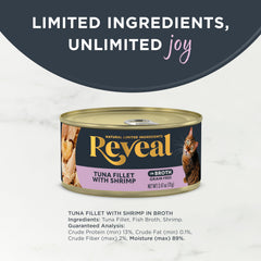 Reveal crevettes dans bouillon illustrant protéines variées et hydratation