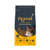 Reveal paquet avant poulet 3 lb montrant l’étiquette et bénéfice qualité