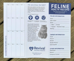 Revival Animal Health gros plan papier solide indiquant durabilité et tenue au temps