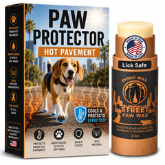 Rhino Wax emballage avant montrant produit et bénéfice protection urbaine