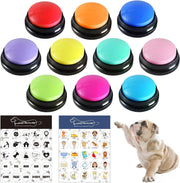RIBOSY pack avant montrant 10 boutons et 50 autocollants, utile pour communication