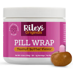 Riley's emballage devant montrant la marque et avantage appétence