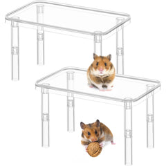 Ripeng vue de face de la plateforme transparente, optimise l'espace de la cage
