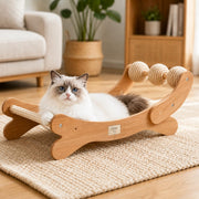 RizzQi vue avant du meuble en bois montrant stabilité et style