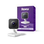 Roku caméra face avant montrant design élégant et installation facile