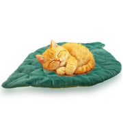 Romaneco tapis feuille vue frontale offrant un coin douillet et chaud