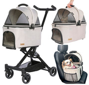 ROODO poussette face avant montrant le design et la protection