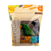 RoudyBush packaging avant montrant le mélange California Blend et l'avantage nutritionnel