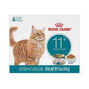 Image ROYAL CANIN boîte avant Aging 11+ montrant l'emballage et bénéfice nutritionnel