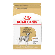 ROYAL CANIN emballage Dalmatian 30 lb montrant l'étiquette et bénéfice nutritionnel