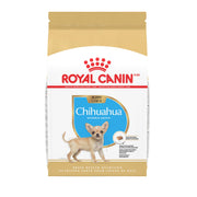 ROYAL CANIN emballage face montrant la formule Chihuahua Puppy et ses bénéfices