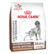 ROYAL CANIN emballage face montrant formule Gastrointestinal Low Fat et bénéfice digestif