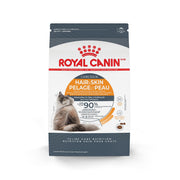 ROYAL CANIN emballage face montrant la formule Hair & Skin Care et bénéfice peau protégée