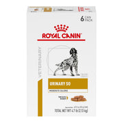 ROYAL CANIN emballage face montrant la formule urinaire et bénéfice clinique