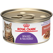ROYAL CANIN paquet avant face montrant le format 3 oz et bénéfice poids