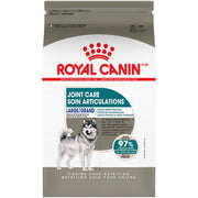 ROYAL CANIN sachet avant montrant l'étiquette et bénéfice soutien articulaire