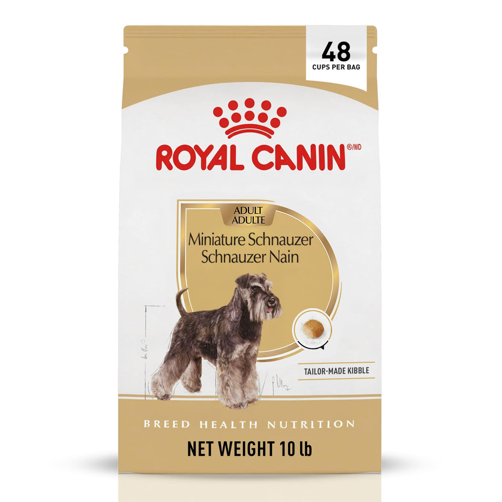 ROYAL CANIN emballage face montrant sac 10 lb et bénéfice nutrition ciblée